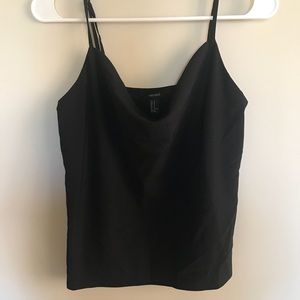forever 21 black cami/tank top